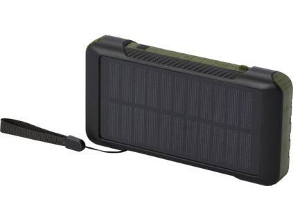 Solárna powerbanka Soldy 10000mAh RCS plast , army green (Farba army green)