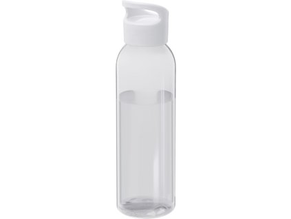 Fľaša SKY (650 ml) z recyklovaného plastu , white (Farba white)