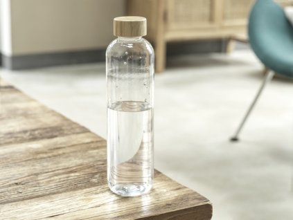 Fľaša Ziggs 1000ml z recyklovaného plastu , Transparent clear (Farba Transparent clear)