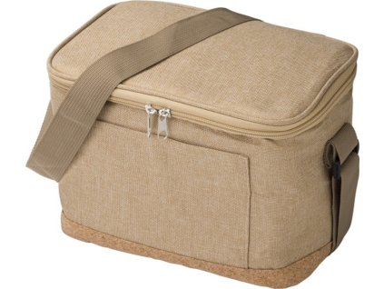 Chladiaca taška zo 600D RPET , khaki (Farba khaki)