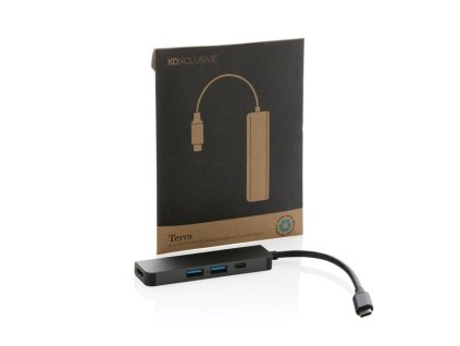 Hub s HDMI vstupom Terra z RCS hliníka , Grey (Farba Grey)