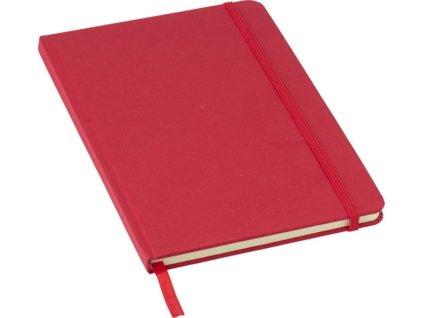 Zápisník z recyklovaného kartónu A5 , Red (Farba Red)