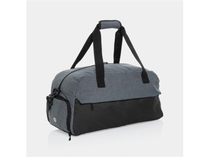 Víkendová taška Kazu z RPET , Grey (Farba Grey)