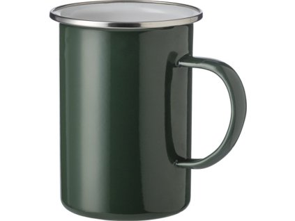 Smaltovaný hrnček 450 ml , Green (Farba Green)