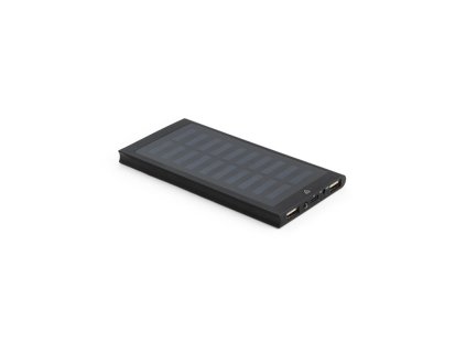 Solárna powerbanka 8000 mAh , Black (Farba Black)
