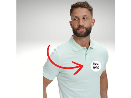 Polokošeľa pánska hladká 202 s LOGOM