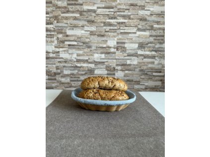 Pletený košík svetlý , granate (Farba granate)