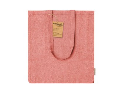 Taška z recyklovanej bavlny (140 g/m2) , Red (Farba Red)