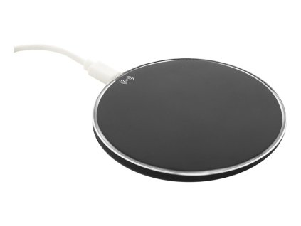 Bezdrôtová nabíjačka 15W z recyklovaného hliníka , Black (Farba Black)