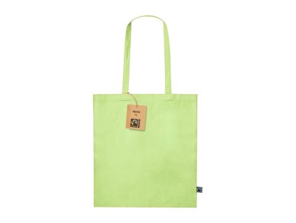 Fairtrade bavlnená taška (180 g/m2) , Lime (Farba Lime)