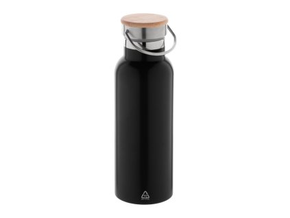 Termoska z recyklovaného nerezu 500ml , Black (Farba Black)