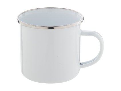 Smaltovaný hrnček 300ml , white (Farba white)