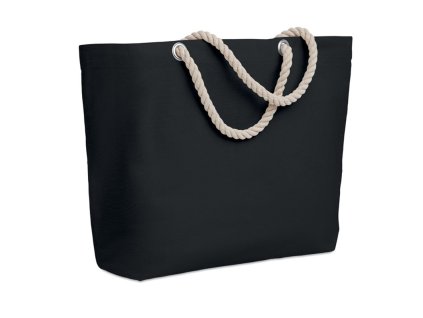 Bavlnená plážová taška (220 g/m2) , Black