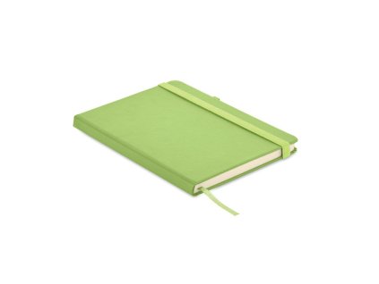 Zápisník A5 z recyklovaného PU , Lime (Farba Lime)