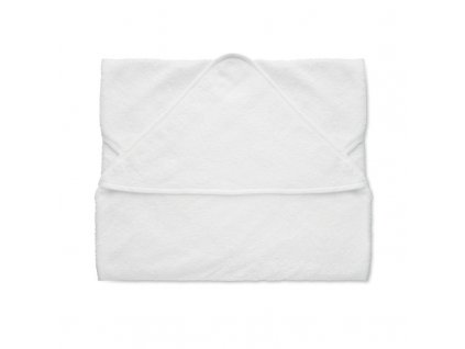 Bavlnená detská osuška s kapucňou 300 g/m2 , white (Farba white)