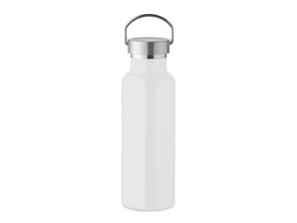 Termoska z recyklovaného nerezu 500 ml , white (Farba white)