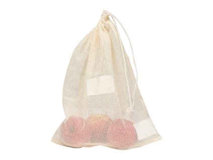 Bavlnená sieťka na potraviny , Beige (Farba Beige)