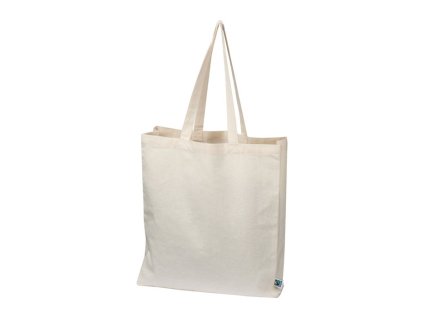 Bavlnená taška Fairtrade (180 g/m2) , Beige (Farba Beige)