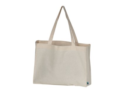 Bavlnená taška Fairtrade (180 g/m2) , Beige (Farba Beige)
