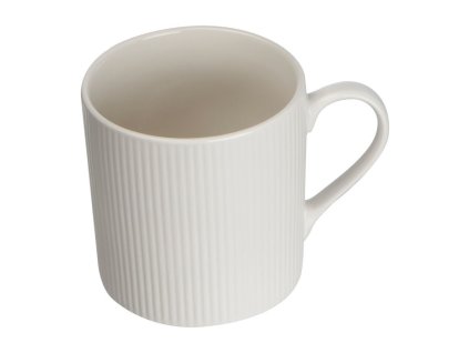 Vzorovaný keramický hrnček 400 ml , white (Farba white)