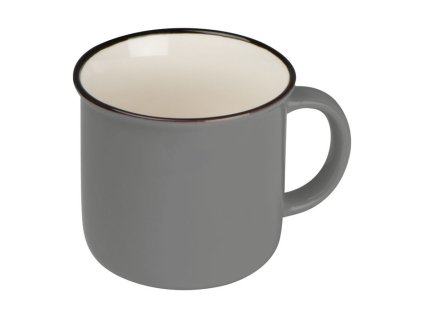 Keramický retro hrnček 350 ml , Grey (Farba Grey)
