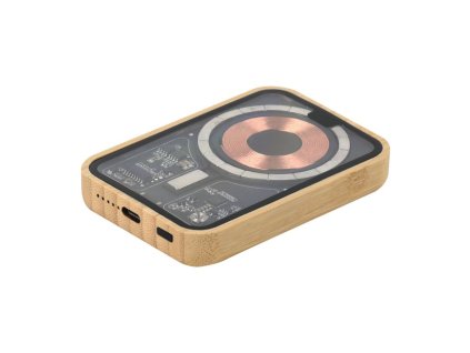 Powerbanka Magsafe 5000 mAh, 10W , Beige (Farba Beige)