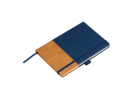 Zápisník A5 s PU krytom , dark blue (Farba dark blue)