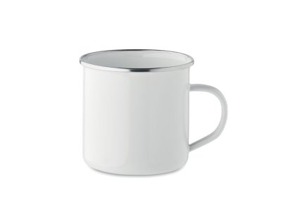 Smaltovaný hrnček na sublimáciu 500 ml , white (Farba white)