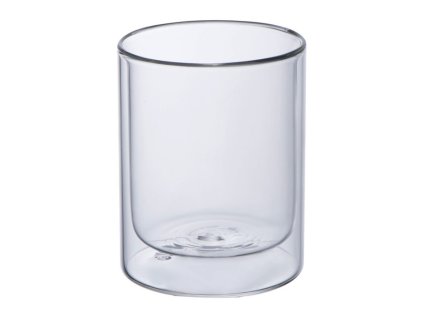 Dvojstenný sklenený pohár 330 ml , transparent (Farba transparent)