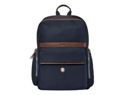 Batoh Button , navy/brown