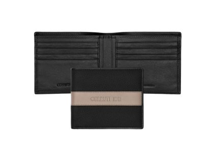 Peňaženka na karty Delano , taupe/black (Farba taupe/black)