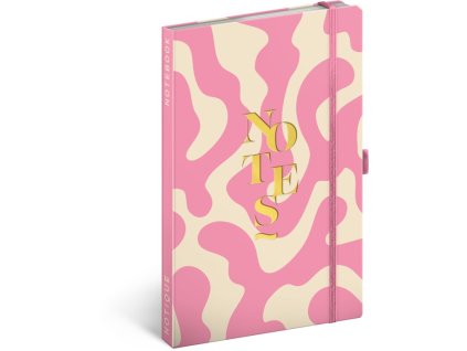 Notes linajkovaný Ružová , mixed (Farba mixed)