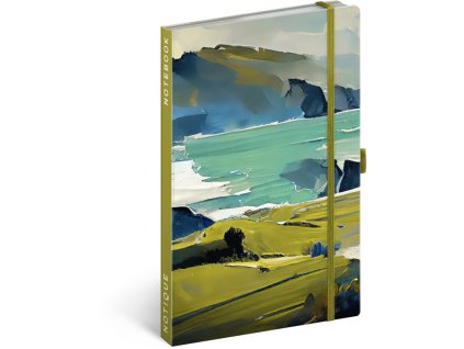 Notes linajkovaný Maľba , mixed (Farba mixed)