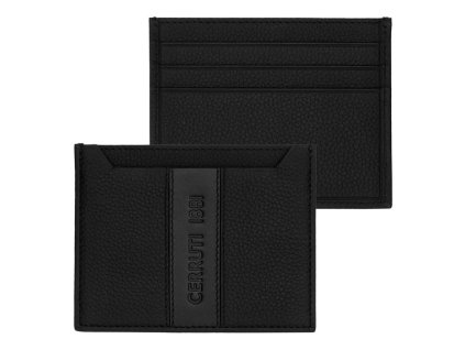 Peňaženka na karty Delano , Black (Farba taupe/black)