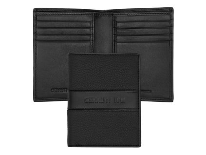 Peňaženka na karty Delano , Black (Farba Black)