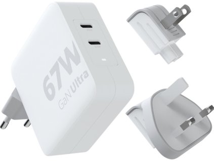 Cestovná nabíjačka Xtorm 67W/100W , white (Farba white)