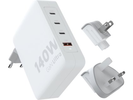 Cestovná nabíjačka Xtorm 140W/240W , white (Farba white)