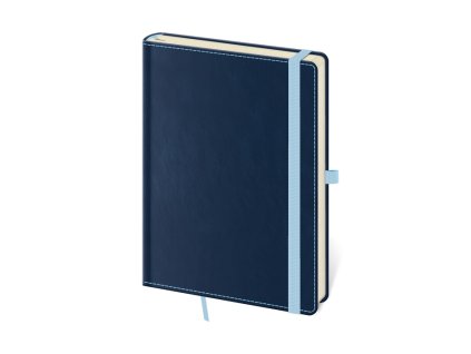 Zápisník L - linajkový , Double Blue (Farba Double Blue)
