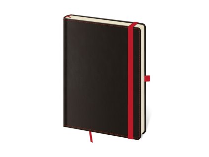 Zápisník L - bodkovaný , Red (Farba Red)
