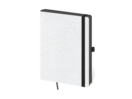 Zápisník Memory L - linajkový , white (Farba white)