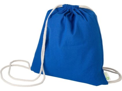Vrecúško z recyklovanej bavlny (120 g/m2) , Blue (Farba Blue)