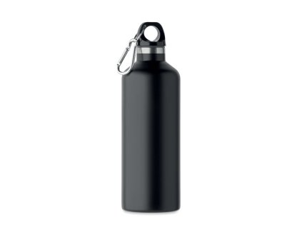 Termoska 500 ml s karabínkou , Black (Farba Black)