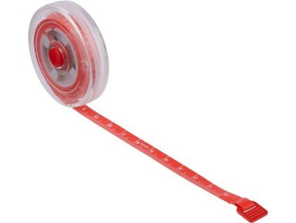 Transparentné meracie pásmo (1,5 m) , Red (Farba Red)