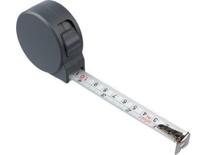 Meracie pásmo (3 m) z recyklovaného ABS , Grey (Farba Grey)