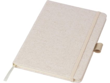Zápisník A5 z konopného plátna , khaki (Farba khaki)