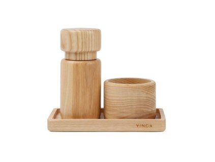 Sada soľničky a koreničky VINGA Retro , Brown (Farba Brown)