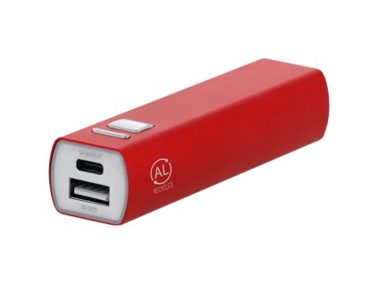 Powerbanka 2600 mAh , Red (Farba Red)