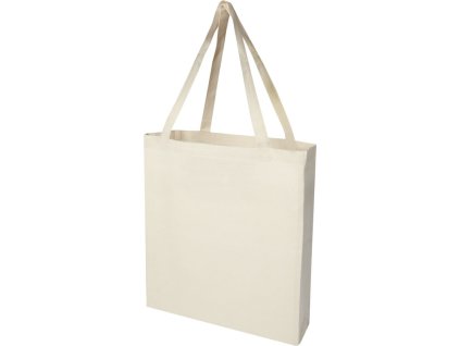 Taška Madras z GRS recyklovanej bavlny (140 g/m2) , natural (Farba natural)