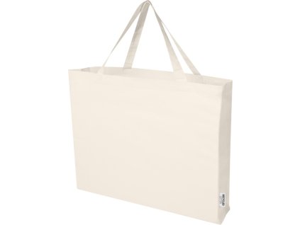 Veľká taška z GRS recyklovanej bavlny (220 g/m2) , natural (Farba natural)