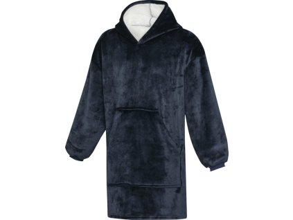 Mikinová deka s GRS certifikáciou , dark blue (Farba dark blue)